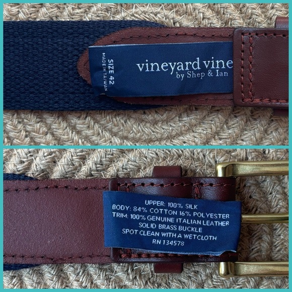 Vineyard Vines Micro Whale Belt - Picture 2 of 7